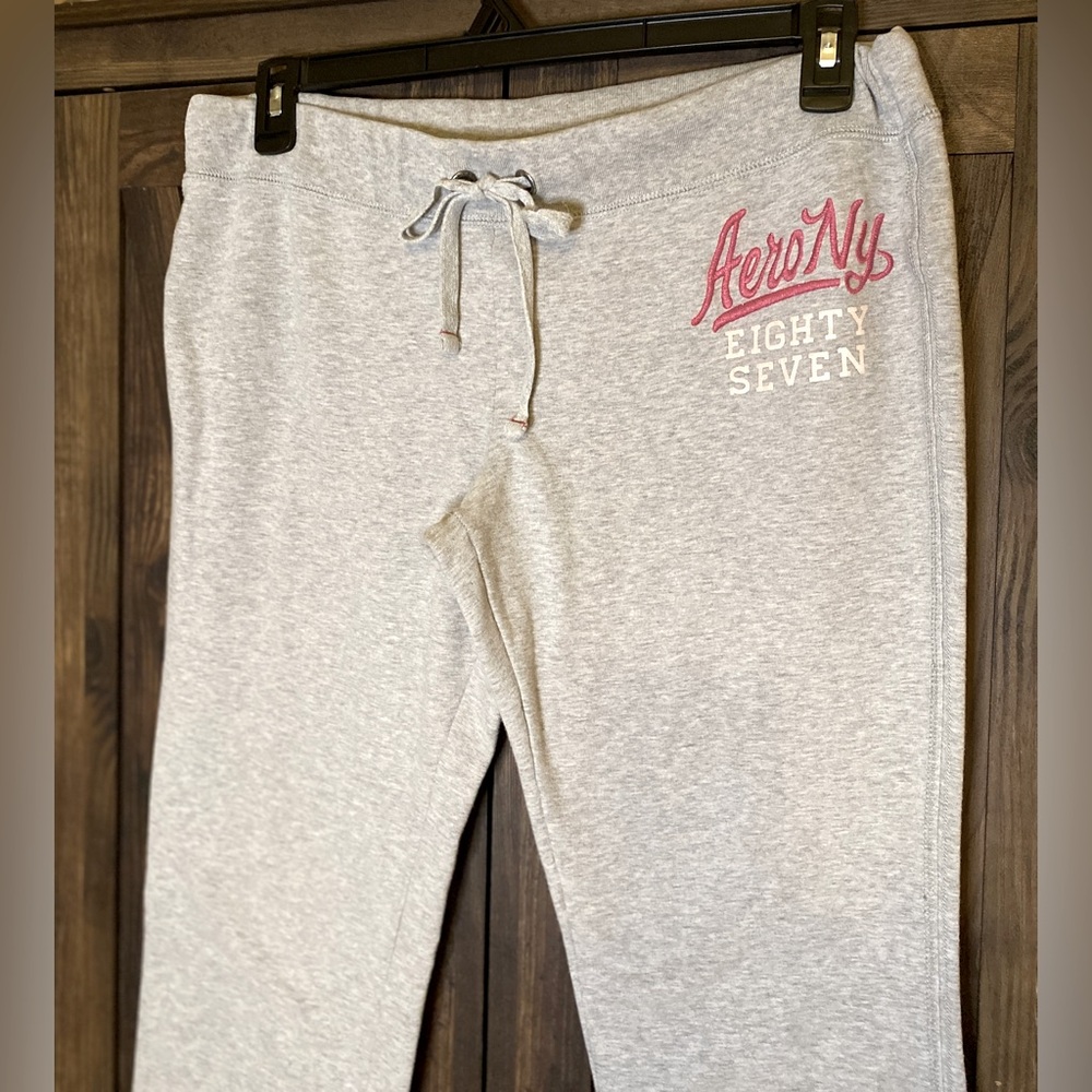 Y2K Aeropostale Light Gray Sweatpants